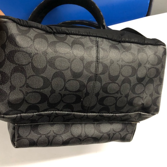 Coach men’s backpack black and gray - Picture 8 of 15